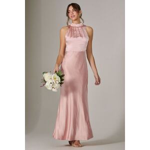 Jolie Moi Women's Halter Neck Maxi Dress in Pink Size: 18 Pink 18 Jolie Moi Women's Halter Neck Maxi Dress in Pink Size: 18 Pink 18