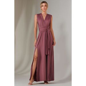 Jolie Moi Women's Halter Neck Maxi Bridesmaid Dress in Mauve Size: 12 Mauve 12 Jolie Moi Women's Halter Neck Maxi Bridesmaid Dress in Mauve Size: 12 Mauve 12