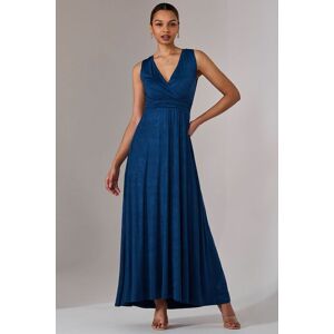 Jolie Moi Women's Ella Wrap Bodice Jersey Maxi Dress in Navy Size: 12 Navy 12 Jolie Moi Women's Ella Wrap Bodice Jersey Maxi Dress in Navy Size: 12 Navy 12