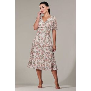 Jolie Moi Women's Petite Chiffon Pleated Midaxi Dress Size: 6 Multicolor 6 Jolie Moi Women's Petite Chiffon Pleated Midaxi Dress Size: 6 Multicolor 6