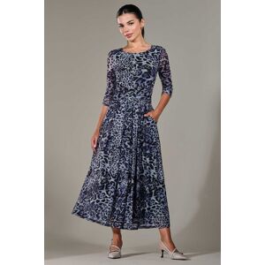 Jolie Moi Women's Petite Pleated Half Sleeve Midi Dress in Mid Grey Size: 12 Mid Grey 12 Jolie Moi Women's Petite Pleated Half Sleeve Midi Dress in Mid Grey Size: 12 Mid Grey 12