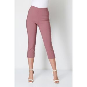 Roman Women's Cropped Stretch Trouser Capri Summer Leggings 3/4 Pedal Pushers in Dusty Pink Size: 16 Dusty Pink 16 Roman Women's Cropped Stretch Trouser Capri Summer Leggings 3/4 Pedal Pushers in Dusty Pink Size: 16 Dusty Pink 16