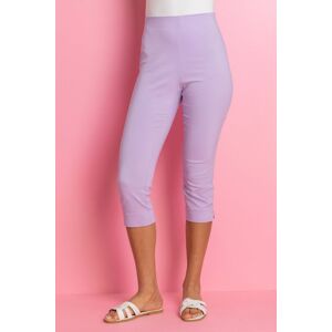 Roman Women's Cropped Stretch Trouser Capri Summer Leggings 3/4 Pedal Pushers in Lilac Size: 14 Lilac 14 Roman Women's Cropped Stretch Trouser Capri Summer Leggings 3/4 Pedal Pushers in Lilac Size: 14 Lilac 14