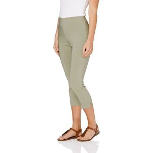 Roman Women's Cropped Stretch Trouser Capri Summer Leggings 3/4 Pedal Pushers in Khaki Size: 22 Khaki 22 Roman Women's Cropped Stretch Trouser Capri Summer Leggings 3/4 Pedal Pushers in Khaki Size: 22 Khaki 22