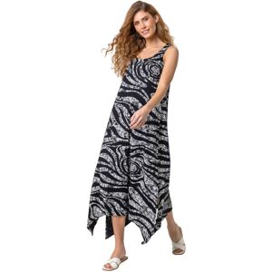 Roman Women's Zebra Print Hanky Hem Maxi Dress in Grey Size: 10 Grey 10 Roman Women's Zebra Print Hanky Hem Maxi Dress in Grey Size: 10 Grey 10