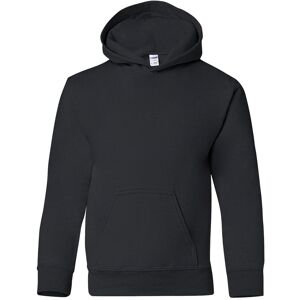 Gildan Heavy Blend Hooded Sweatshirt Top Hoodie in Black Size: XS Black XS Gildan Heavy Blend Hooded Sweatshirt Top Hoodie in Black Size: XS Black XS