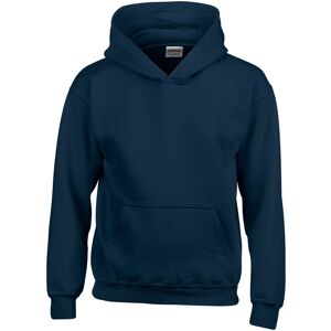 Gildan Heavy Blend Hooded Sweatshirt Top Hoodie in Navy Size: XS Navy XS Gildan Heavy Blend Hooded Sweatshirt Top Hoodie in Navy Size: XS Navy XS