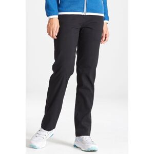 Craghoppers Women's Stretch Kiwi Pro Agile Walking Trousers in Black Size: 22R Black 22R Craghoppers Women's Stretch Kiwi Pro Agile Walking Trousers in Black Size: 22R Black 22R