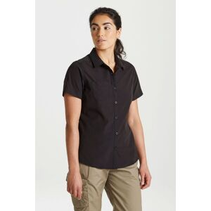 Craghoppers Women's 'Expert Kiwi' Short Sleeved Shirt in Black Size: 14 Black 14 Craghoppers Women's 'Expert Kiwi' Short Sleeved Shirt in Black Size: 14 Black 14