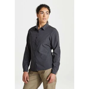 Craghoppers Women's 'Expert Kiwi' Long Sleeved Shirt in Grey Size: 14 Grey 14 Craghoppers Women's 'Expert Kiwi' Long Sleeved Shirt in Grey Size: 14 Grey 14