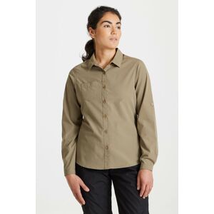 Craghoppers Women's 'Expert Kiwi' Long Sleeved Shirt in Beige Size: 8 Beige 8 Craghoppers Women's 'Expert Kiwi' Long Sleeved Shirt in Beige Size: 8 Beige 8