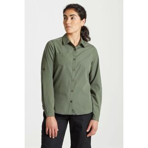 Craghoppers Women's 'Expert Kiwi' Long Sleeved Shirt in Green Size: 18 Green 18 Craghoppers Women's 'Expert Kiwi' Long Sleeved Shirt in Green Size: 18 Green 18