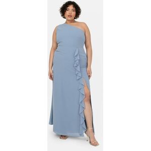 Anaya with Love Women's One Shoulder Maxi Dress in Light Blue Size: 10 Light Blue 10 Anaya with Love Women's One Shoulder Maxi Dress in Light Blue Size: 10 Light Blue 10