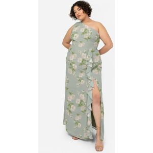 Anaya with Love Women's One Shoulder Maxi Dress in Green Size: 18 Green 18 Anaya with Love Women's One Shoulder Maxi Dress in Green Size: 18 Green 18