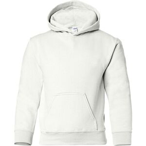 Gildan Heavy Blend Hooded Sweatshirt Top Hoodie in White Size: Medium White M Gildan Heavy Blend Hooded Sweatshirt Top Hoodie in White Size: Medium White M
