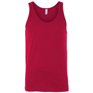 Bella + Canvas Women's Canvas Jersey Sleeveless Tank Top in Red Size: Small Red S Bella + Canvas Women's Canvas Jersey Sleeveless Tank Top in Red Size: Small Red S