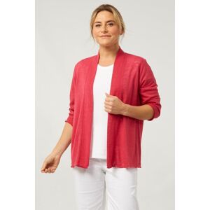 Penny Plain Women's Open Front Shrug in Pink Size: 22-24 Pink 22-24 Penny Plain Women's Open Front Shrug in Pink Size: 22-24 Pink 22-24