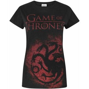 Game Of Thrones Women's Short Sleeved T-Shirt (Adult Black) in Black Size: Medium Black M Game Of Thrones Women's Short Sleeved T-Shirt (Adult Black) in Black Size: Medium Black M