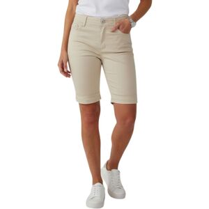 Paulo Due Women's Bermuda Chino Shorts in Beige Size: 22 Beige 22 Paulo Due Women's Bermuda Chino Shorts in Beige Size: 22 Beige 22