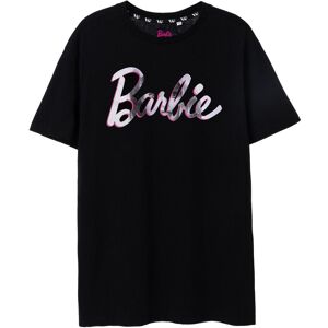 Barbie Women's Adult Oversized Short Sleeved T-Shirt (Womens Black) in Black Size: Small Black S Barbie Women's Adult Oversized Short Sleeved T-Shirt (Womens Black) in Black Size: Small Black S