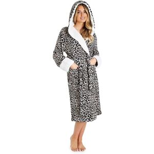 CityComfort Women's Hooded Fluffy Dressing Gown Size: Small Multicolor S CityComfort Women's Hooded Fluffy Dressing Gown Size: Small Multicolor S