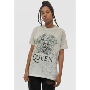 Queen Classic Crest Dip Dye T-Shirt in White Size: Large White L Queen Classic Crest Dip Dye T-Shirt in White Size: Large White L
