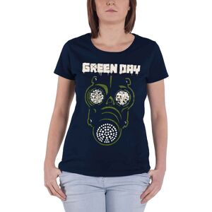 Green Day Women's Green Mask Skinny Fit T-Shirt in Navy Size: Medium Navy M Green Day Women's Green Mask Skinny Fit T-Shirt in Navy Size: Medium Navy M