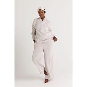 Pretty You London Women's Cosy Chevron Lounge Suit in Light Stone Size: 14-16 Light Stone 14-16 Pretty You London Women's Cosy Chevron Lounge Suit in Light Stone Size: 14-16 Light Stone 14-16