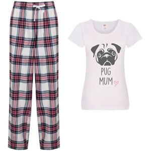 60 SECOND MAKEOVER Women's Pug Mum Pyjamas Tartan Trouser Bottoms Pyjama Dog Pyjamas in Pink Size: XL Pink XL 60 SECOND MAKEOVER Women's Pug Mum Pyjamas Tartan Trouser Bottoms Pyjama Dog Pyjamas in Pink Size: XL Pink XL