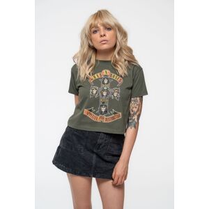 Guns N' Roses Guns N Roses Women's Appetite For Destruction Crop Top in Green Size: XL Green XL Guns N' Roses Guns N Roses Women's Appetite For Destruction Crop Top in Green Size: XL Green XL