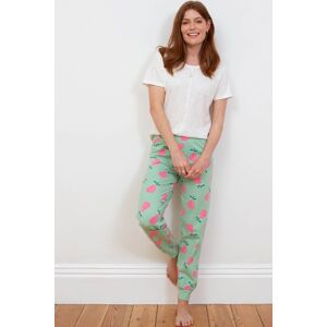 Kite Women's Lyme Organic Cotton Cuffed Loungers Pear-Fect in Green Size: 8 Green 8 Kite Women's Lyme Organic Cotton Cuffed Loungers Pear-Fect in Green Size: 8 Green 8