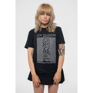 Joy Division Women's Unknown Pleasures FP Skinny Fit T-Shirt in Black Size: Small Black S Joy Division Women's Unknown Pleasures FP Skinny Fit T-Shirt in Black Size: Small Black S