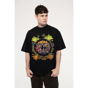 Fleetwood Mac Circle Floral Logo Limited Edition 999 Only Oversized Boxy T-Shirt in Black Size: Medium Black M Fleetwood Mac Circle Floral Logo Limited Edition 999 Only Oversized Boxy T-Shirt in Black Size: Medium Black M