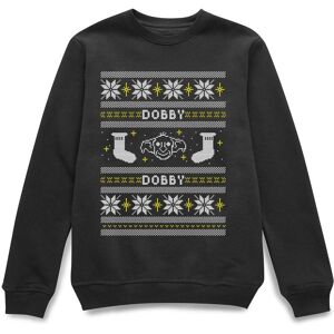 Harry Potter Official Christmas Range Dobby Christmas Jumper Sweatshirt - Black Size: 2XL Black 2XL Harry Potter Official Christmas Range Dobby Christmas Jumper Sweatshirt - Black Size: 2XL Black 2XL