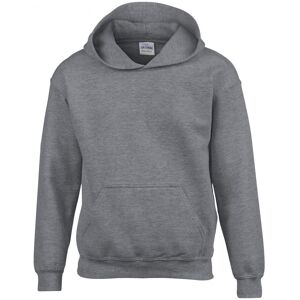Gildan Heavy Blend Hooded Sweatshirt Top Hoodie in Grey Size: Small Grey S Gildan Heavy Blend Hooded Sweatshirt Top Hoodie in Grey Size: Small Grey S