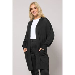 Yours Women's Balloon Sleeve Fine Knit Cardigan in Black Size: 30-32 Black 30-32 Yours Women's Balloon Sleeve Fine Knit Cardigan in Black Size: 30-32 Black 30-32
