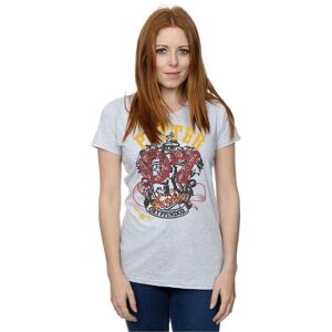Harry Potter Women's Gryffindor Seeker Cotton T-Shirt in Grey Size: Large Grey L Harry Potter Women's Gryffindor Seeker Cotton T-Shirt in Grey Size: Large Grey L