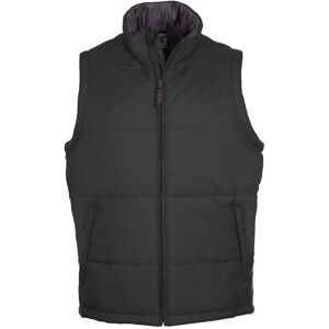 SOL'S Warm Padded Bodywarmer Jacket in Charcoal Size: Large Charcoal L SOL'S Warm Padded Bodywarmer Jacket in Charcoal Size: Large Charcoal L