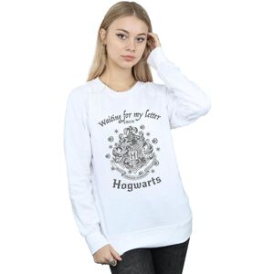 Harry Potter Women's Hogwarts Waiting For My Letter Sweatshirt in White Size: Medium White M Harry Potter Women's Hogwarts Waiting For My Letter Sweatshirt in White Size: Medium White M