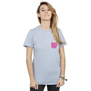 Disney Women's Aristocats Marie Chest Cotton Boyfriend T-Shirt in Grey Size: Medium Grey M Disney Women's Aristocats Marie Chest Cotton Boyfriend T-Shirt in Grey Size: Medium Grey M