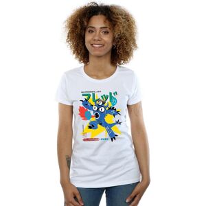 Disney Women's Big Hero 6 Fred Ultimate Kaiju Cotton T-Shirt in White Size: Small White S Disney Women's Big Hero 6 Fred Ultimate Kaiju Cotton T-Shirt in White Size: Small White S
