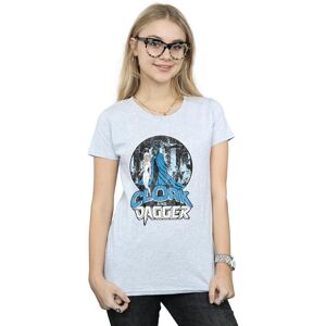 Marvel Women's Cloak & Dagger Retro Cotton T-Shirt in Grey Size: XL Grey XL Marvel Women's Cloak & Dagger Retro Cotton T-Shirt in Grey Size: XL Grey XL