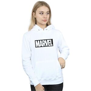 Marvel Women's Outline Logo Hoodie in White Size: Large White L Marvel Women's Outline Logo Hoodie in White Size: Large White L