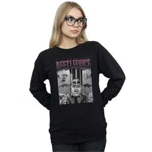 Beetlejuice Women's Circus Homage Sweatshirt in Black Size: Small Black S Beetlejuice Women's Circus Homage Sweatshirt in Black Size: Small Black S