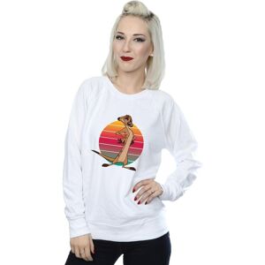 Disney Women's The Lion King Timon Sunset Sweatshirt in White Size: Large White L Disney Women's The Lion King Timon Sunset Sweatshirt in White Size: Large White L