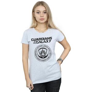 Marvel Women's Guardians Of The Galaxy Vol. 2 Distressed Seal Cotton T-Shirt in Grey Size: Small Grey S Marvel Women's Guardians Of The Galaxy Vol. 2 Distressed Seal Cotton T-Shirt in Grey Size: Small Grey S