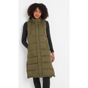 Tog24 Newall Womens Long Padded Gilet Khaki - Wind Resistant, Warm, Outdoor Wear Tog24 Newall Womens Long Padded Gilet Khaki - Wind Resistant, Warm, Outdoor Wear