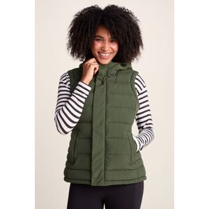TOG24 Women's 'Wyness' Padded Gilet in Dark Green Size: 24 Dark Green 24 TOG24 Women's 'Wyness' Padded Gilet in Dark Green Size: 24 Dark Green 24