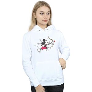 Disney Women's Mickey Mouse Love Cherub Hoodie in White Size: XL White XL Disney Women's Mickey Mouse Love Cherub Hoodie in White Size: XL White XL