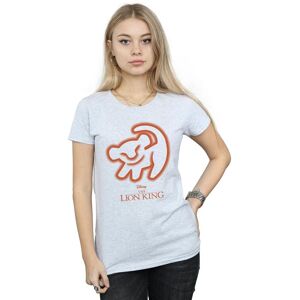 Disney Women's The Lion King Cave Drawing Cotton T-Shirt in Grey Size: XL Grey XL Disney Women's The Lion King Cave Drawing Cotton T-Shirt in Grey Size: XL Grey XL